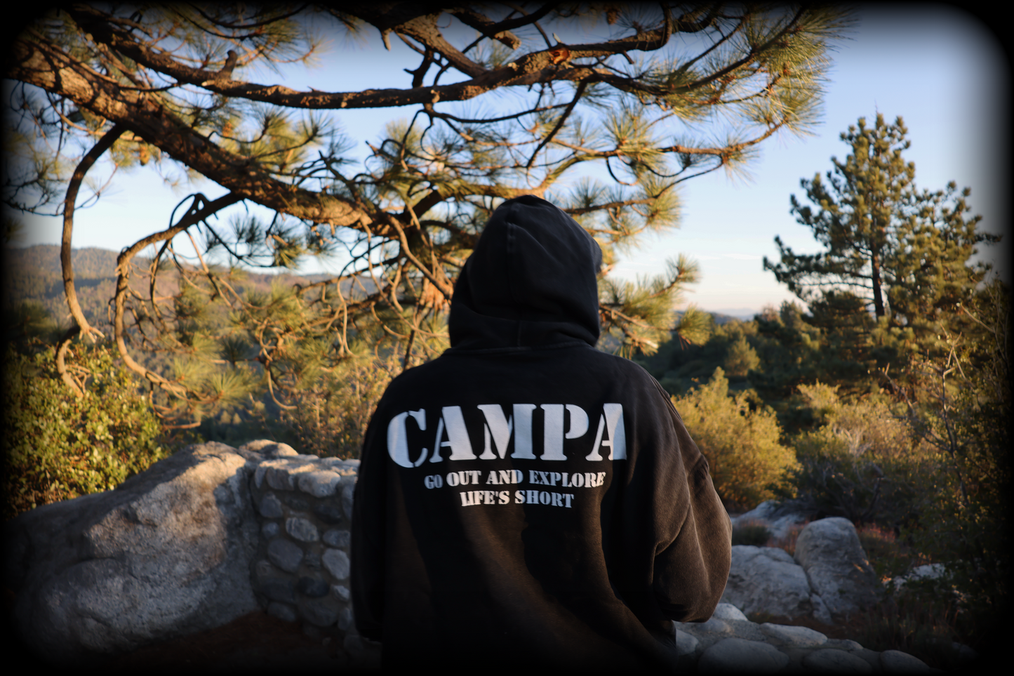 Criminal Snow Washed Distressed Panel Pocket
Hoodie